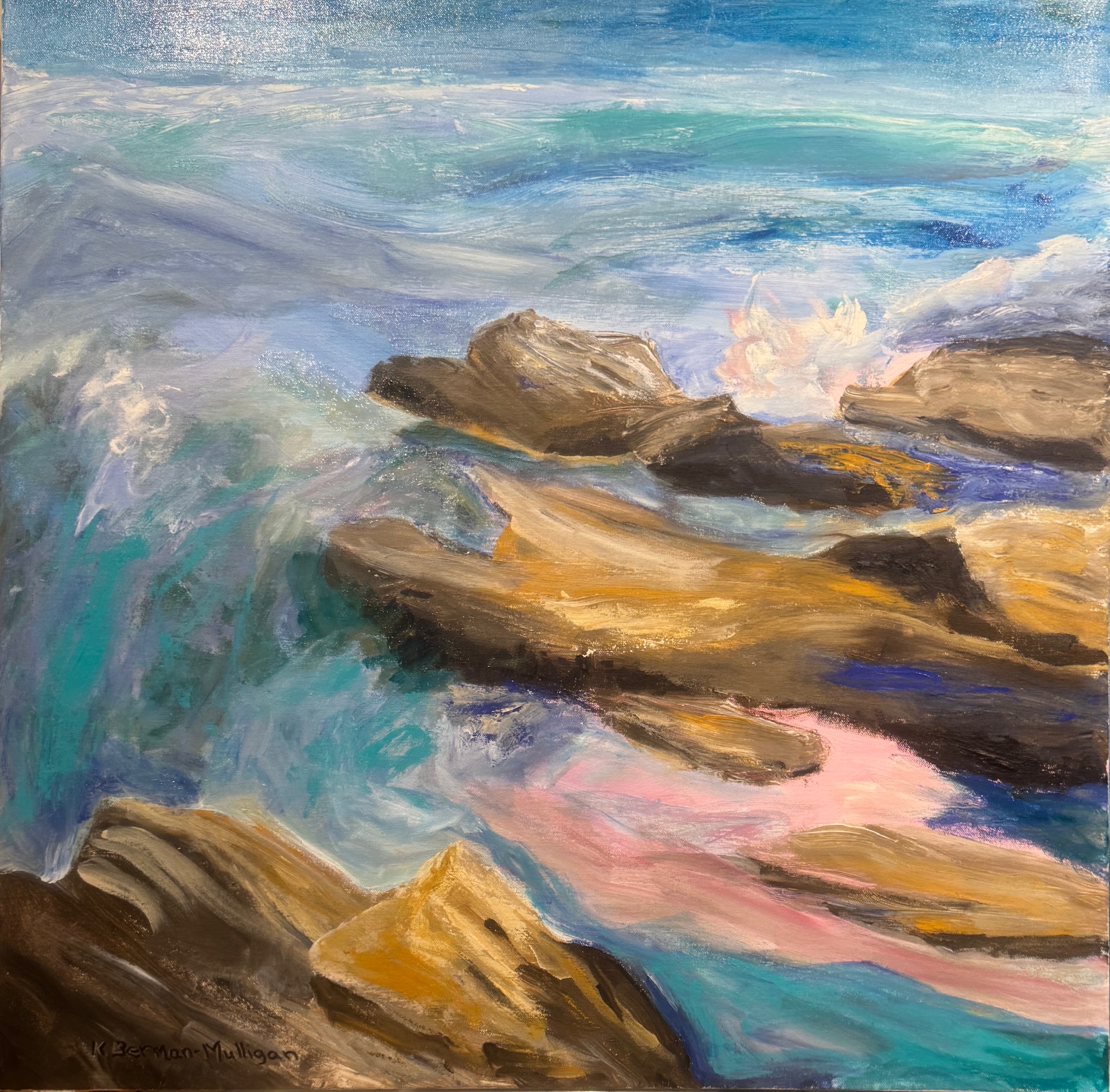 acrylic painting on canvas